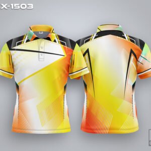NEX-1503 YELLOW AND ORANGE SPORTSWEAR SUBLIMATION JERSEY DESIGN