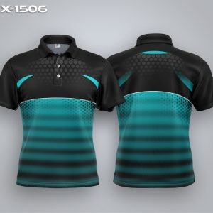 NEX-1506 SEA GREEN AND BLACK SPORTSWEAR SUBLIMATION JERSEY DESIGN
